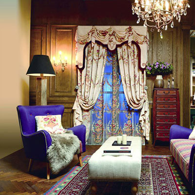 多層褶皺窗簾 多層褶皺窗簾